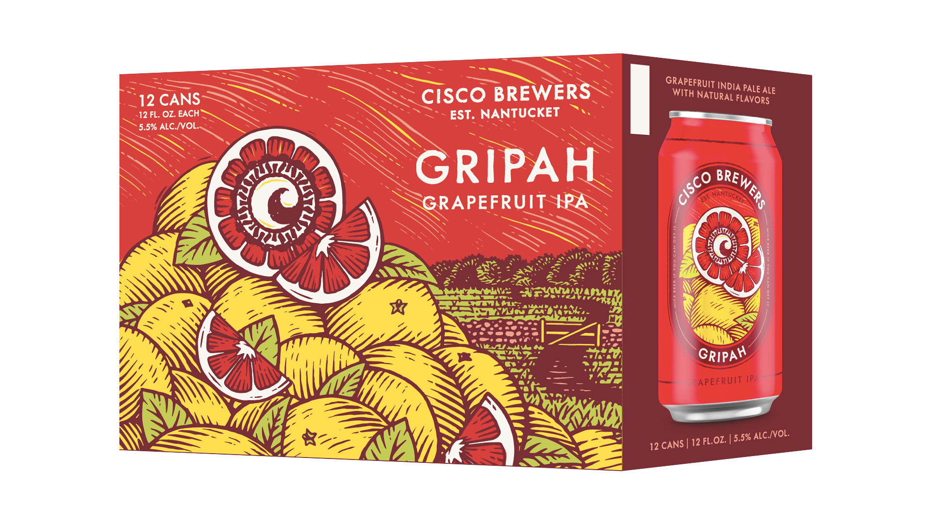 Gripah Grapefruit IPA (12 pack)