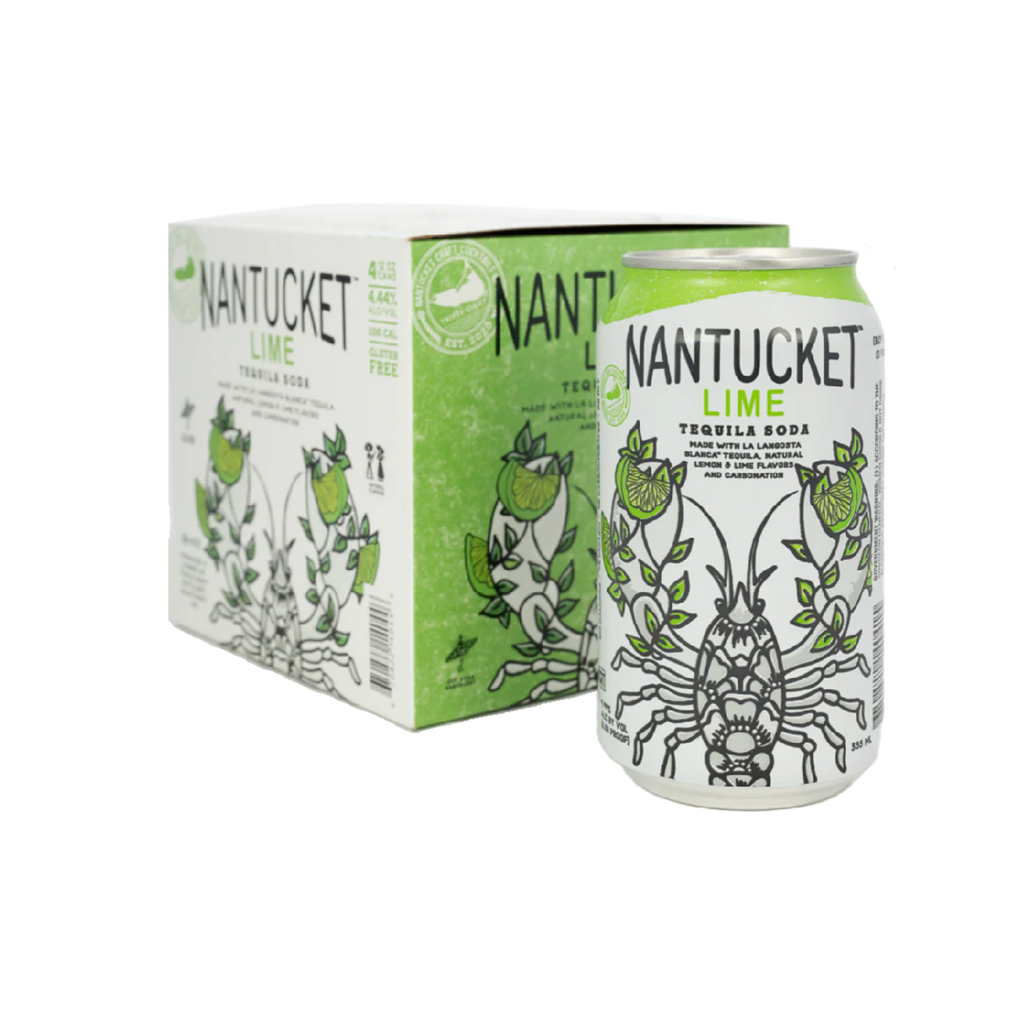 Nantucket Lime - Tequila Lime Soda - 8pack Can