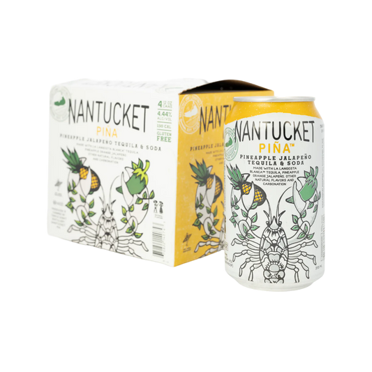 Nantucket Piña - Tequila Pineapple Jalapeño Soda - 8pack Can