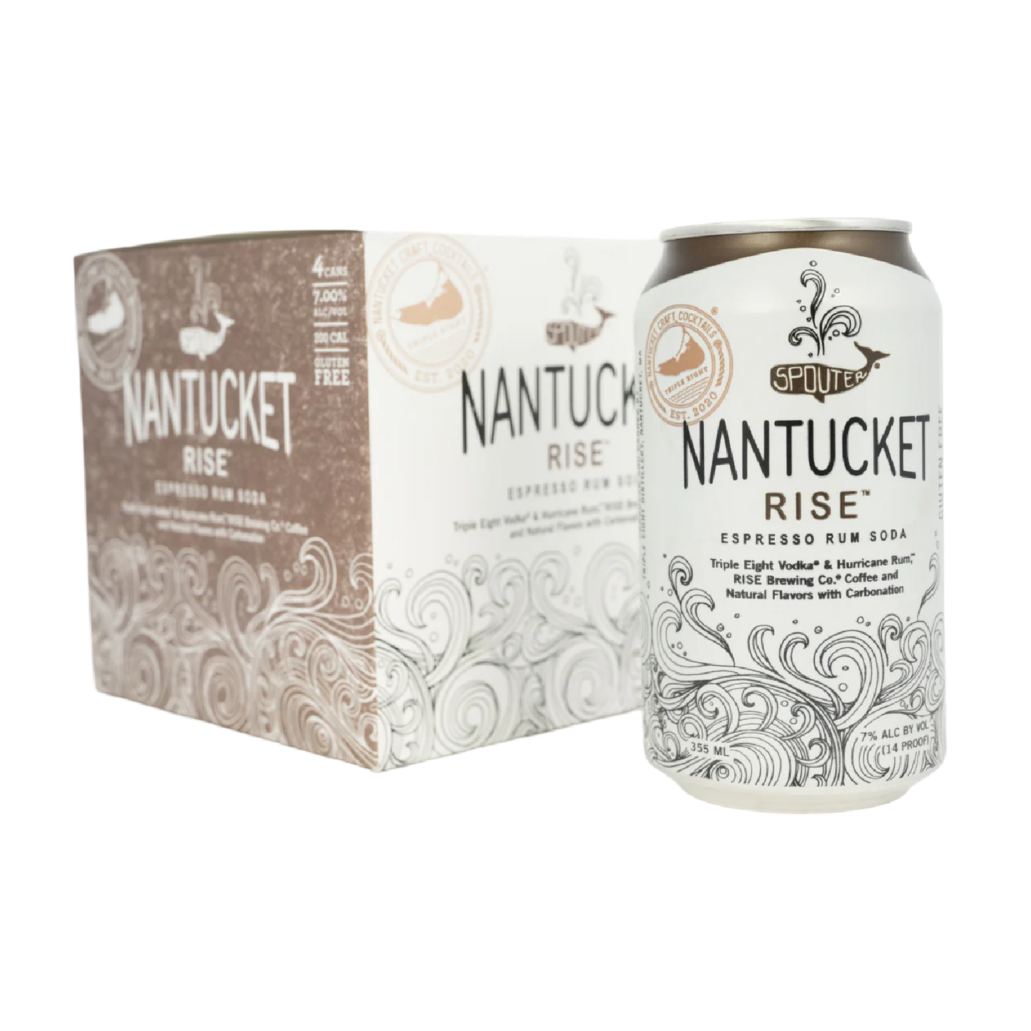 Nantucket RISE - Rum + Espresso - 8pack Can