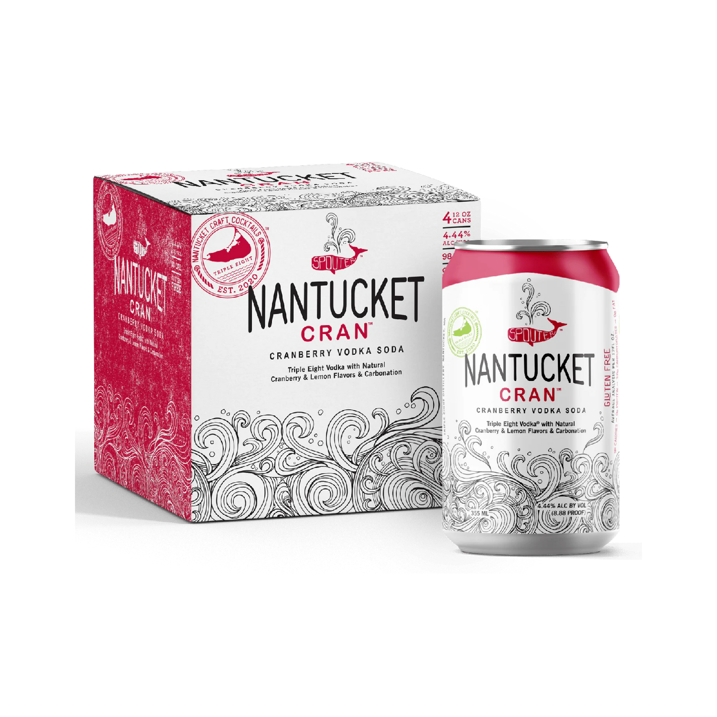 Nantucket Red - Cranberry Vodka Soda - 8pack Can